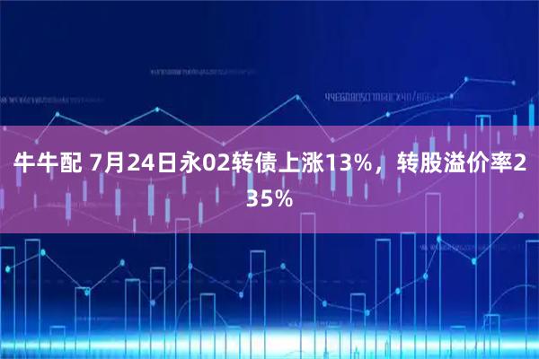 牛牛配 7月24日永02转债上涨13%，转股溢价率235%