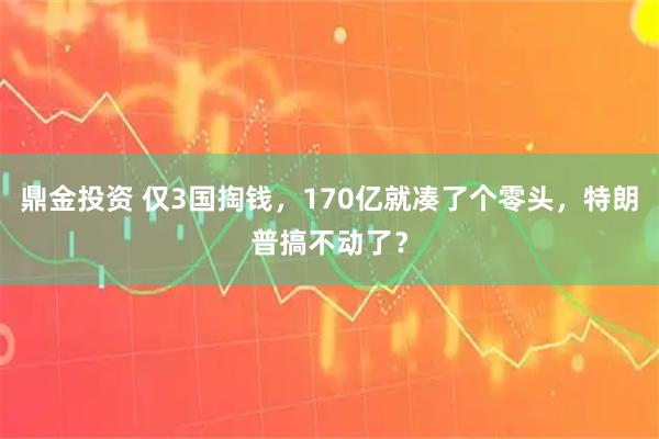 鼎金投资 仅3国掏钱，170亿就凑了个零头，特朗普搞不动了？